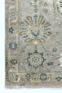 Decorative rug with intricate patterns on a white background